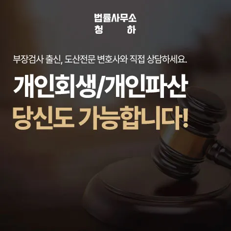 법률사무소 청하 개인회생·파산 안내 이미지